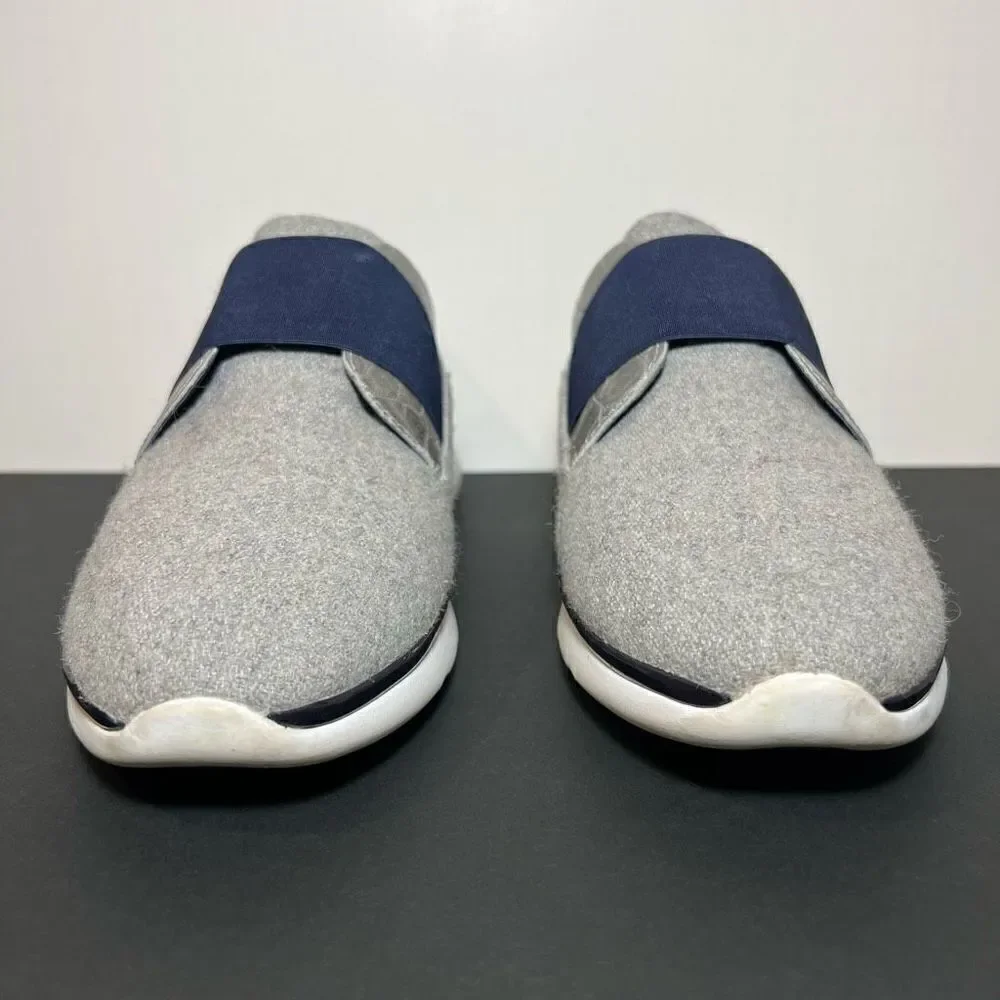 Womens COLE HAAN Grand OS Eva Gray Slip On Oxford Style Shoes / Size 9 Medium